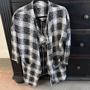 Black and white jacket